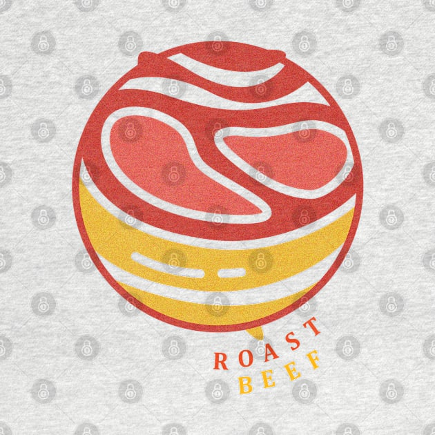 ROAST BEEF IN DOODLE by Trangle Imagi